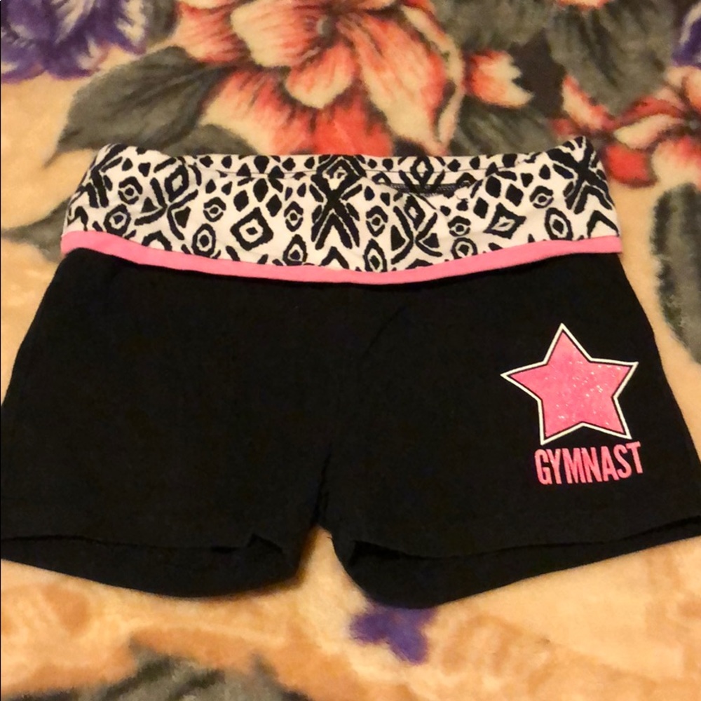 Excellent condition Justice gymnast bikers sz 10